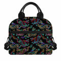 Chinese Dragon Pattern Print Insulated Lunch Bag