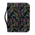 Chinese Dragon Pattern Print Leather Bible Cover
