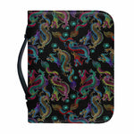 Chinese Dragon Pattern Print Leather Bible Cover