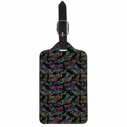 Chinese Dragon Pattern Print Luggage Tag