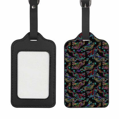 Chinese Dragon Pattern Print Luggage Tag