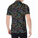 Chinese Dragon Pattern Print Men's Shirt