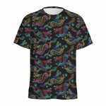 Chinese Dragon Pattern Print Men's Sports T-Shirt