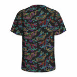 Chinese Dragon Pattern Print Men's Sports T-Shirt