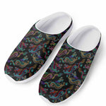 Chinese Dragon Pattern Print Mesh Casual Shoes