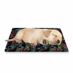 Chinese Dragon Pattern Print Pet Cooling Mat Cover