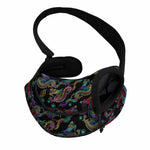 Chinese Dragon Pattern Print Pet Sling Carrier