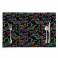 Chinese Dragon Pattern Print Placemat