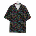 Chinese Dragon Pattern Print Rayon Hawaiian Shirt