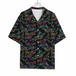 Chinese Dragon Pattern Print Rayon Hawaiian Shirt