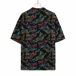 Chinese Dragon Pattern Print Rayon Hawaiian Shirt