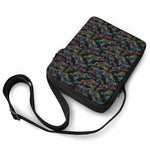 Chinese Dragon Pattern Print Rectangular Crossbody Bag