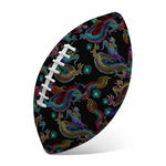 Chinese Dragon Pattern Print Rugby Ball