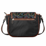 Chinese Dragon Pattern Print Saddle Bag