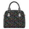 Chinese Dragon Pattern Print Shoulder Handbag