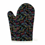 Chinese Dragon Pattern Print Single Oven Mitt