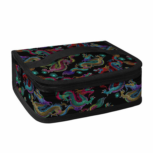 Chinese Dragon Pattern Print Small Lunch Bag
