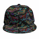 Chinese Dragon Pattern Print Snapback Cap
