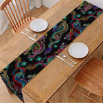 Chinese Dragon Pattern Print Table Runner