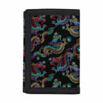 Chinese Dragon Pattern Print Trifold Wallet
