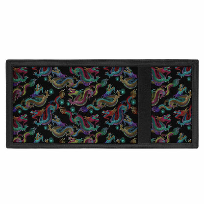 Chinese Dragon Pattern Print Trifold Wallet