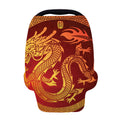 Chinese Dragon Zodiac Sign Print Baby Seat Cover