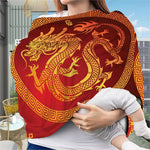 Chinese Dragon Zodiac Sign Print Baby Seat Cover