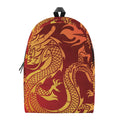Chinese Dragon Zodiac Sign Print School Backpack