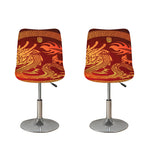 Chinese Dragon Zodiac Sign Print Bar Stool Covers