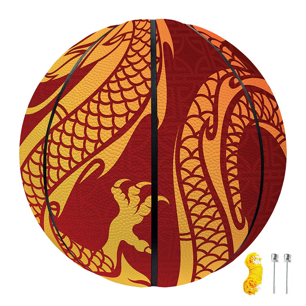 Chinese Dragon Zodiac Sign Print Basketball