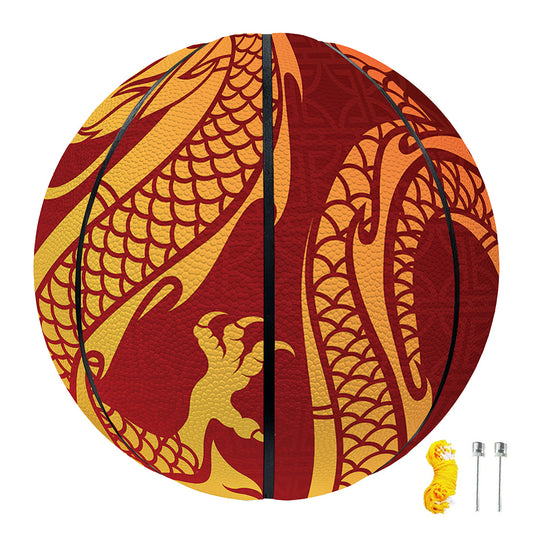 Chinese Dragon Zodiac Sign Print Basketball