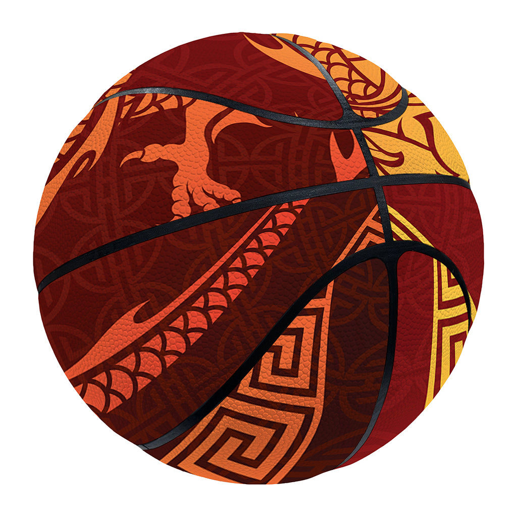 Chinese Dragon Zodiac Sign Print Basketball