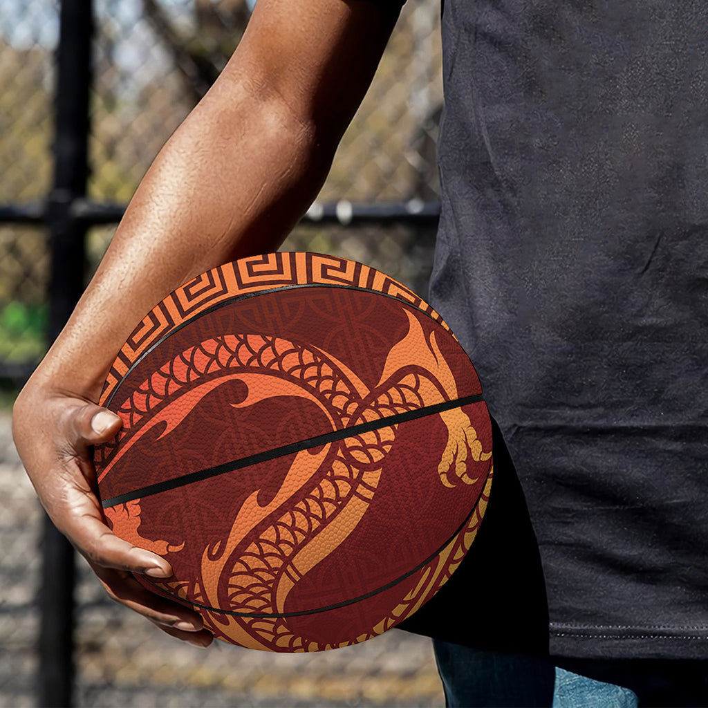 Chinese Dragon Zodiac Sign Print Basketball