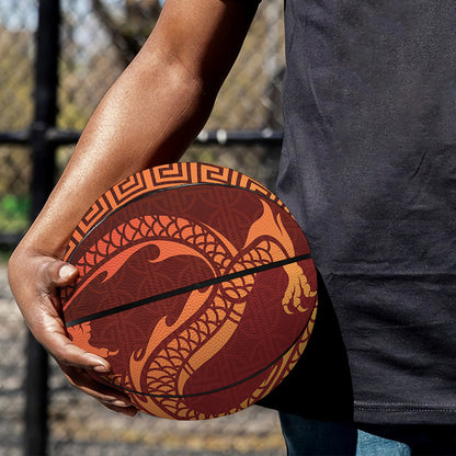 Chinese Dragon Zodiac Sign Print Basketball