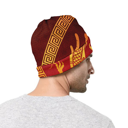 Chinese Dragon Zodiac Sign Print Beanie