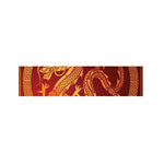 Chinese Dragon Zodiac Sign Print Bed Runner