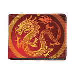 Chinese Dragon Zodiac Sign Print Bifold Wallet