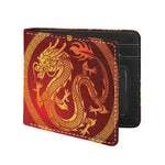 Chinese Dragon Zodiac Sign Print Bifold Wallet