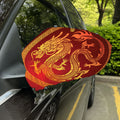 Chinese Dragon Zodiac Sign Print Car Side Mirror Covers