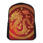 Chinese Dragon Zodiac Sign Print Casual Backpack