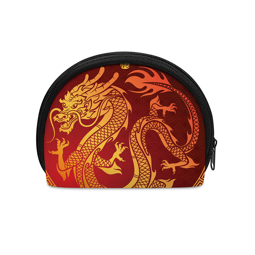 Chinese Dragon Zodiac Sign Print Coin Purse