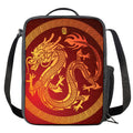 Chinese Dragon Zodiac Sign Print Crossbody Lunch Bag