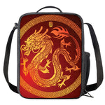 Chinese Dragon Zodiac Sign Print Crossbody Lunch Bag