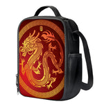 Chinese Dragon Zodiac Sign Print Crossbody Lunch Bag