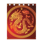 Chinese Dragon Zodiac Sign Print Curtain
