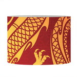 Chinese Dragon Zodiac Sign Print Drum Lamp Shade