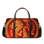 Chinese Dragon Zodiac Sign Print Duffle Bag