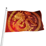 Chinese Dragon Zodiac Sign Print Flag