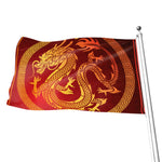 Chinese Dragon Zodiac Sign Print Flag
