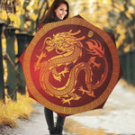 Chinese Dragon Zodiac Sign Print Foldable Umbrella
